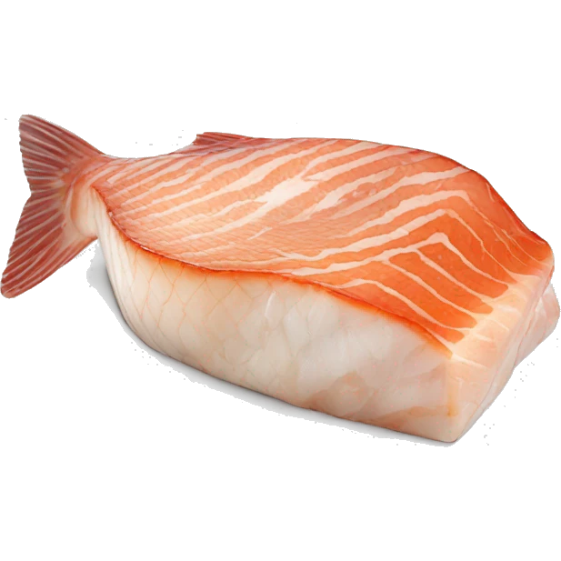 Pacific cod　steak with the skin still attached emoji