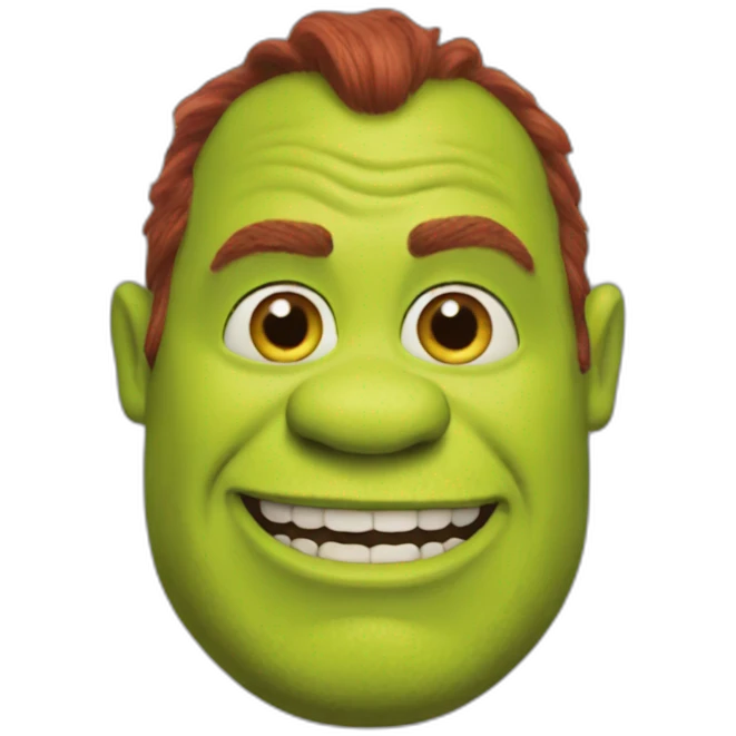 red-shrek emoji