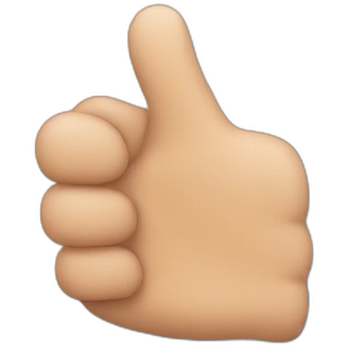 thumb sideways emoji