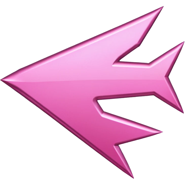 Pink arrow emoji