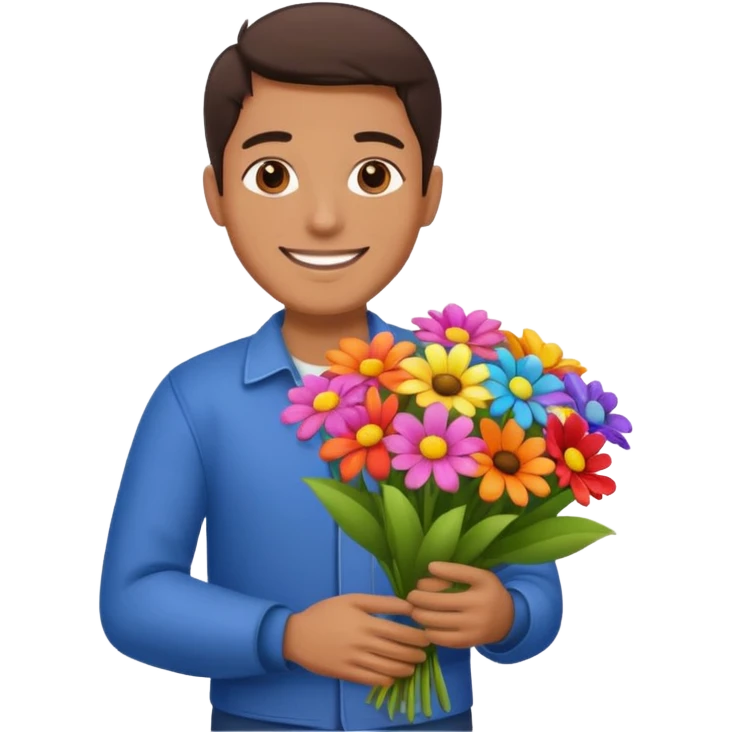 Flower Vendor man emoji