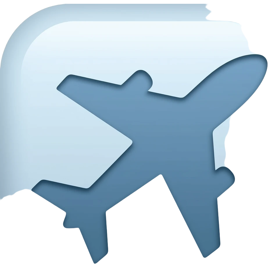 i want an app logo about flight emoji