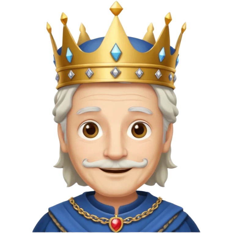 중세시대 솔로몬인데, 귀여운 이미지. 나이는 60대 이상 emoji