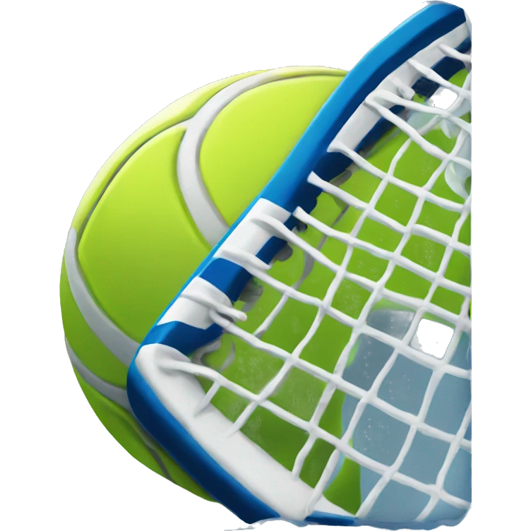 Deep blue tennis  emoji