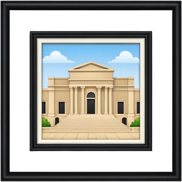 Art museum  emoji