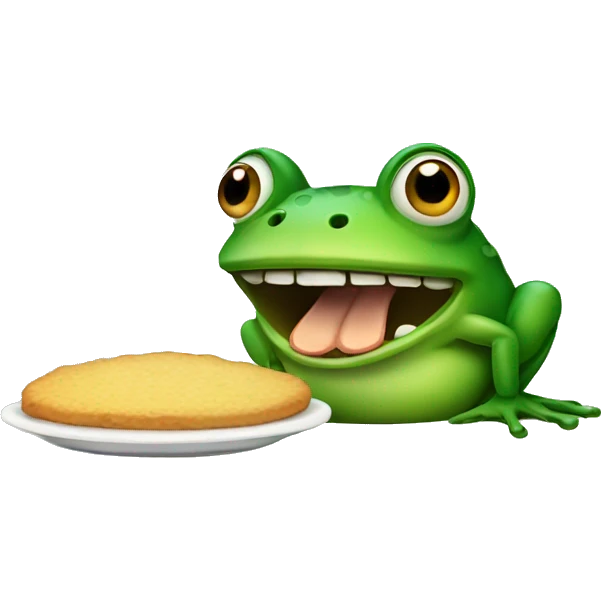 hungry frog emoji