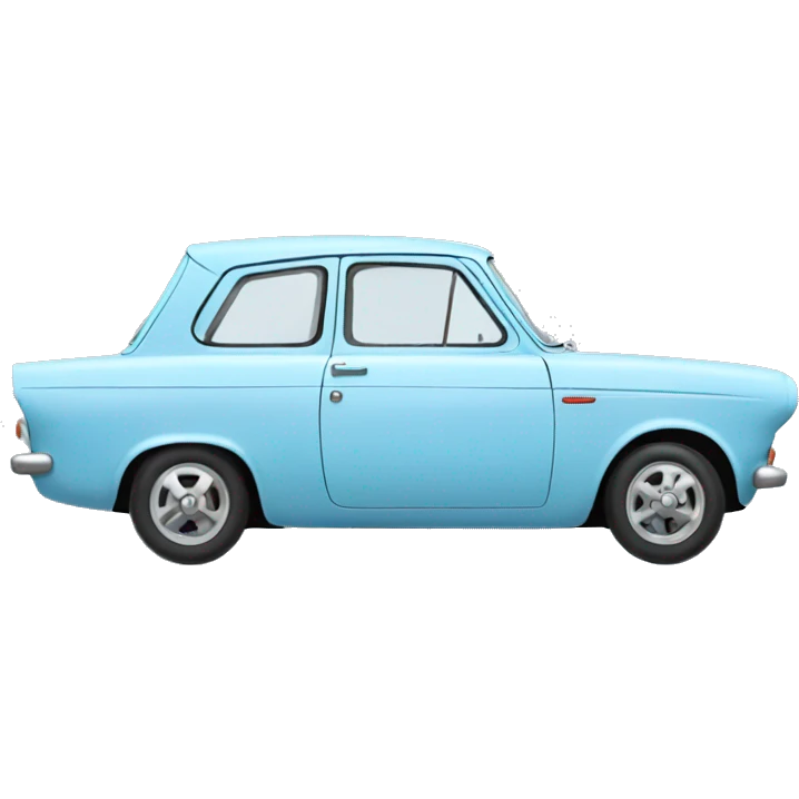 Light blue ford anglia emoji