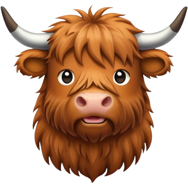 Highland cow emoji