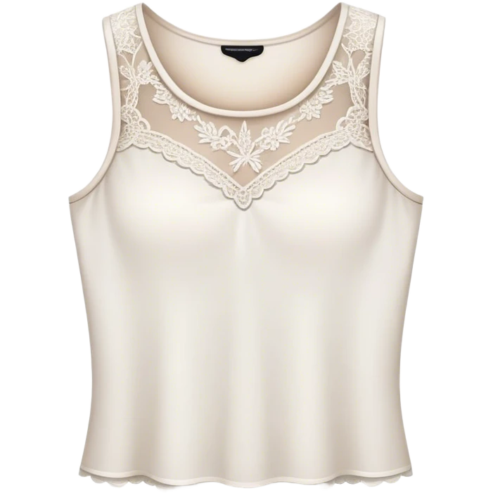 white top with lace emoji