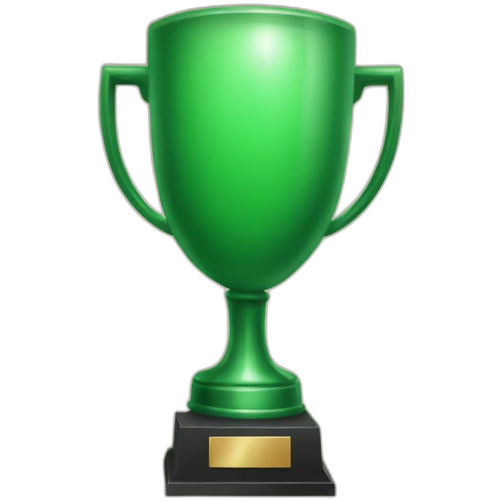 green trophy emoji