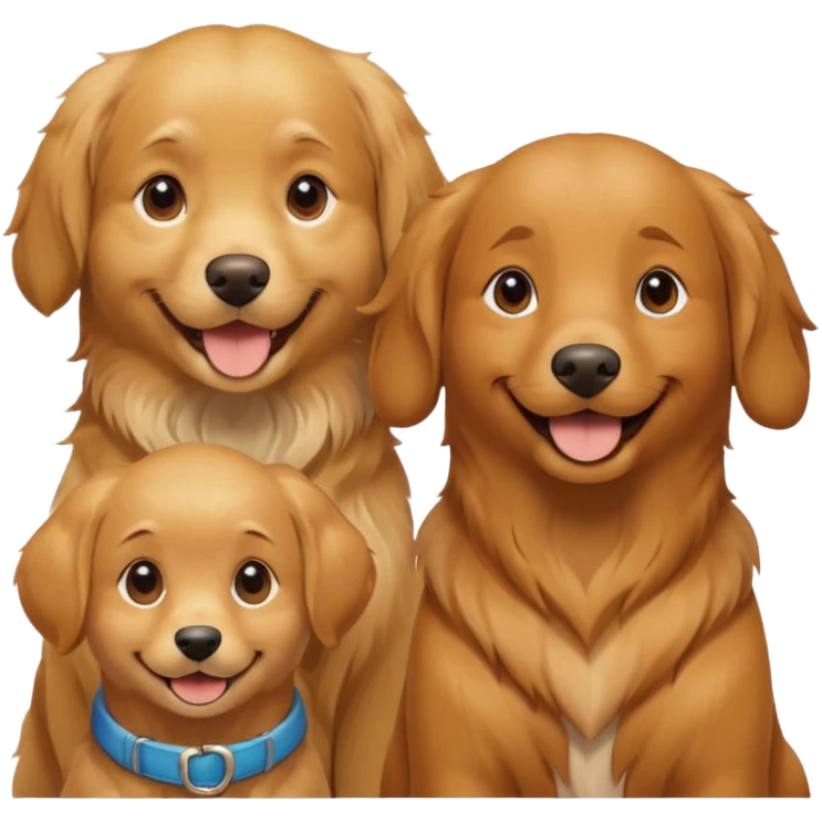 A dog for me and my bf  emoji