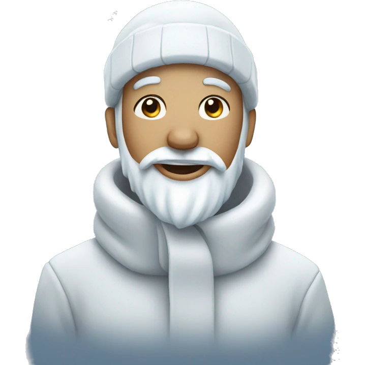 snow in winter  emoji