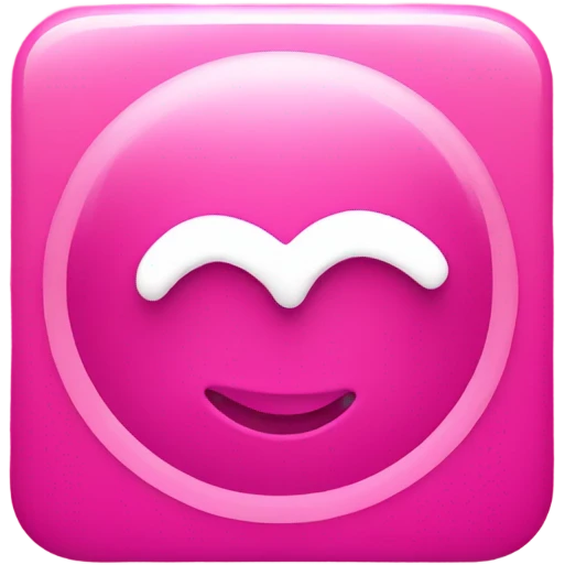 New instagram logo pink emoji