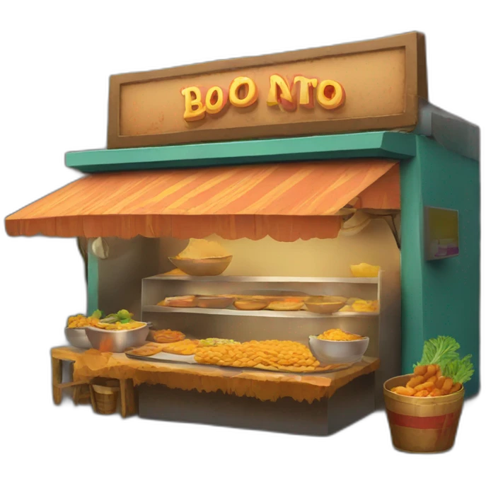 indian street food shop emoji