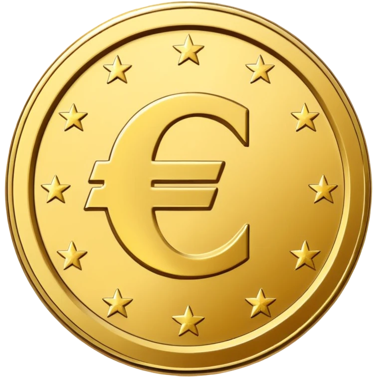 Euro coin emoji