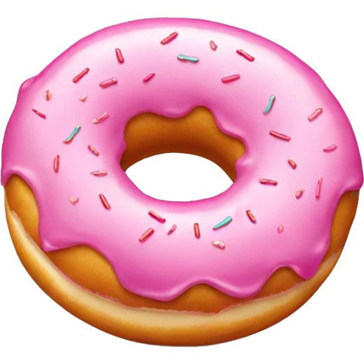 pink donutit emoji