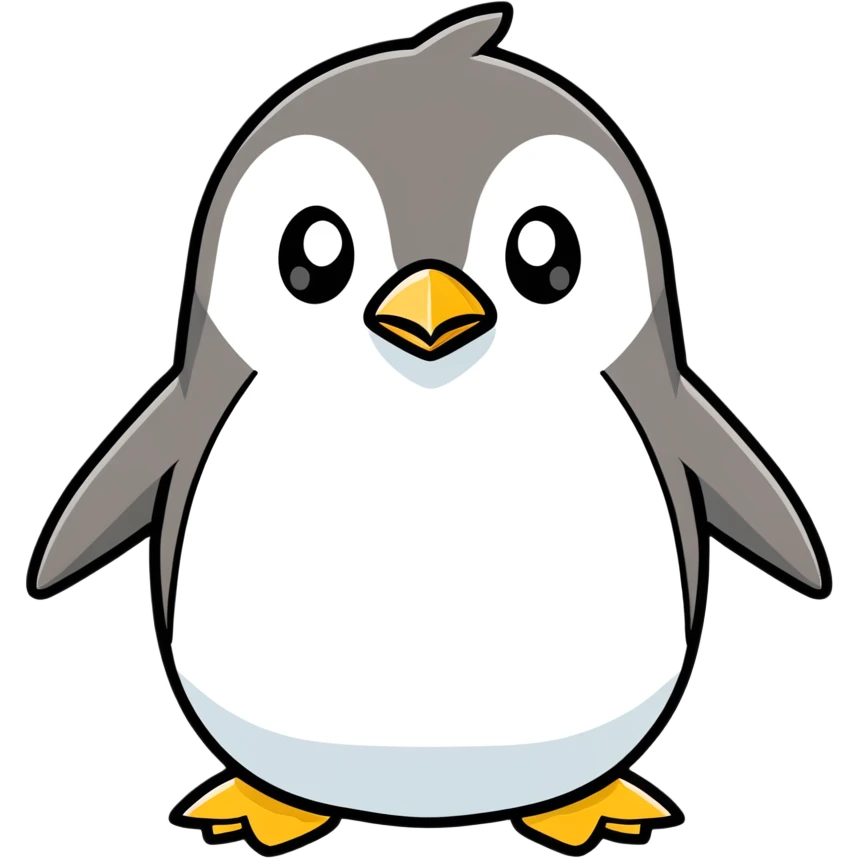 An angry penguin emoji