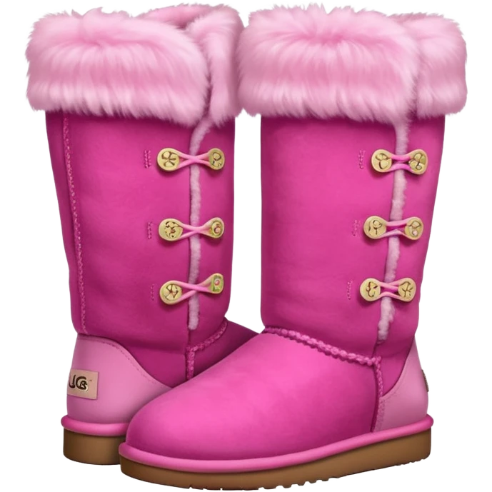 Pink uggs emoji