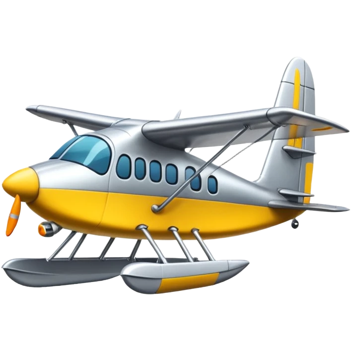 seaplane amphibian, side view emoji