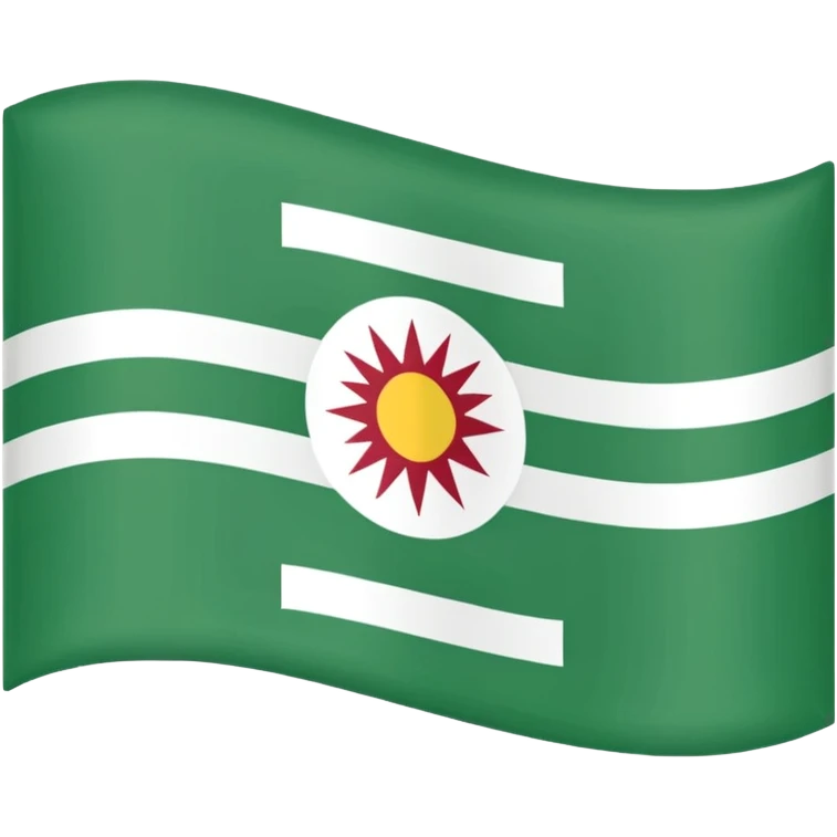 Just do a simple flag I want to put in my bio. Have u seen the panjshir flag do that it’s not in the emojis but make it exactly like the picture don’t add anything else. something on the middle search it up and make it in a shape of flag like the emojis no it’s goes like green on  emoji