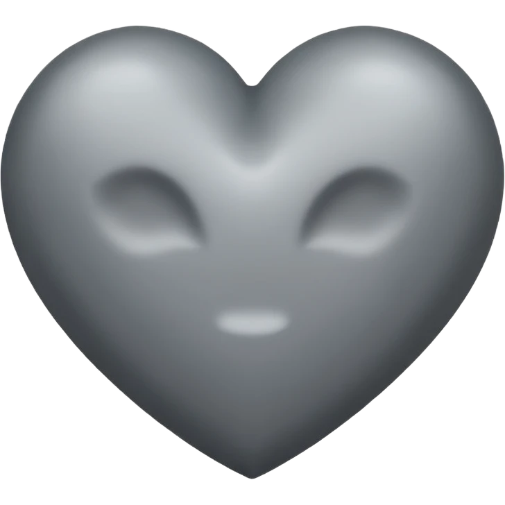 gray heart emoji