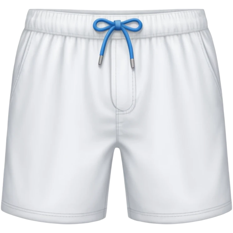 pantalones cortos de playa  blancos emoji