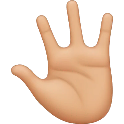 Finger toe emoji