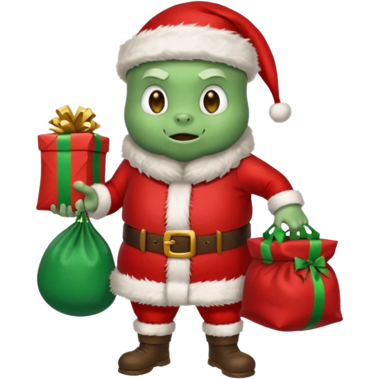 The Predator as  Santa Claus emoji