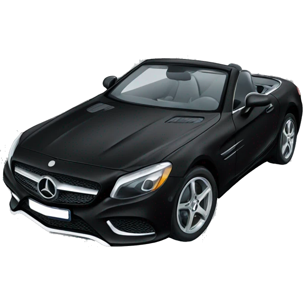 black Mercedes  emoji