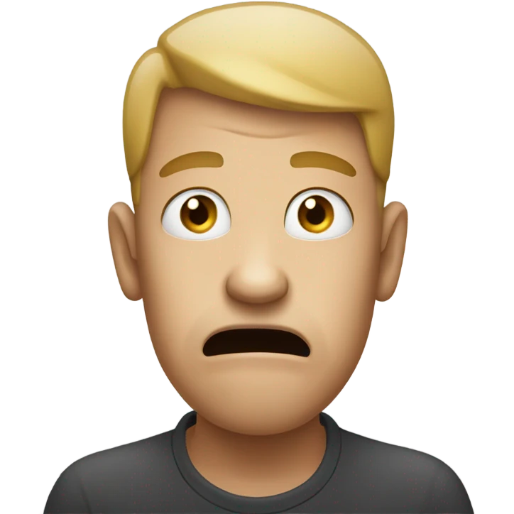 biting fingers nervous emoji