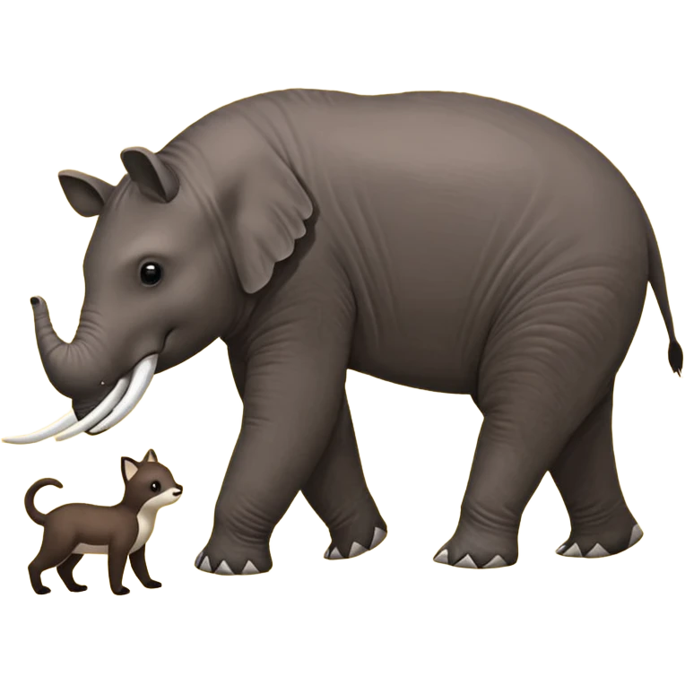 волк готовиться выполнить трюк на скейтборде emoji