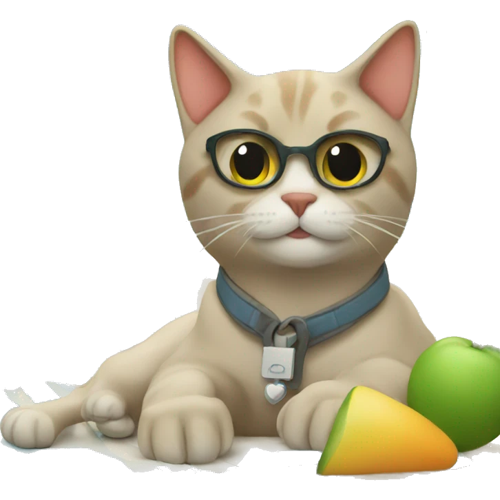 Cat honeymoon emoji
