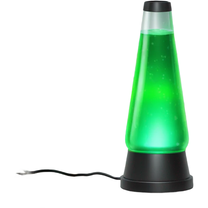 green lava lamp emoji