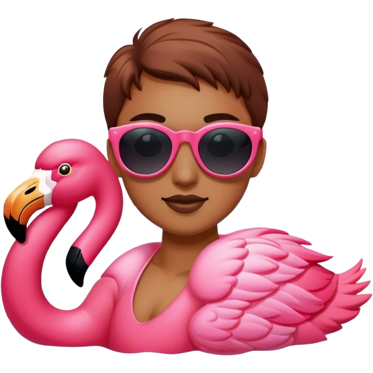 Flamingo Pool sunglasses emoji
