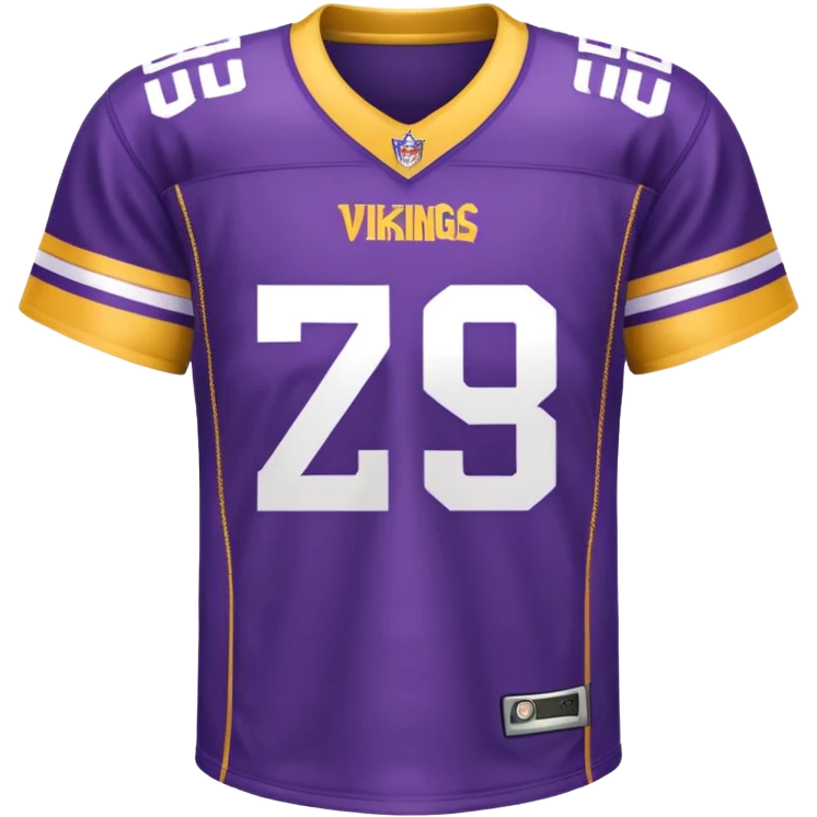 Minnosoto vikings jersey | need only jersey without numbers emoji