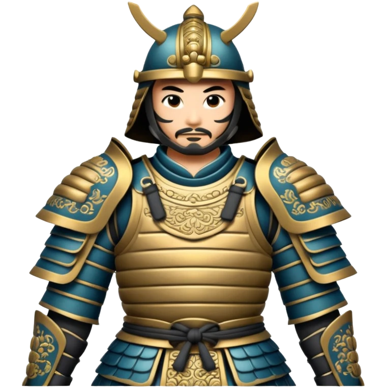 asia samurai armor without a person emoji