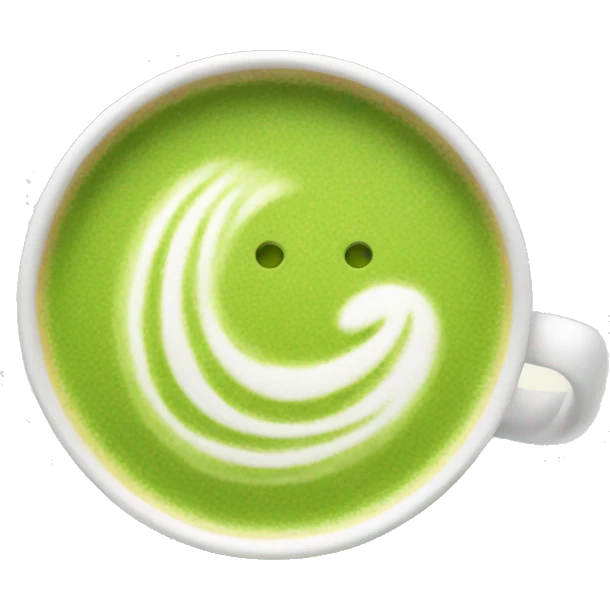 Matcha latte emoji
