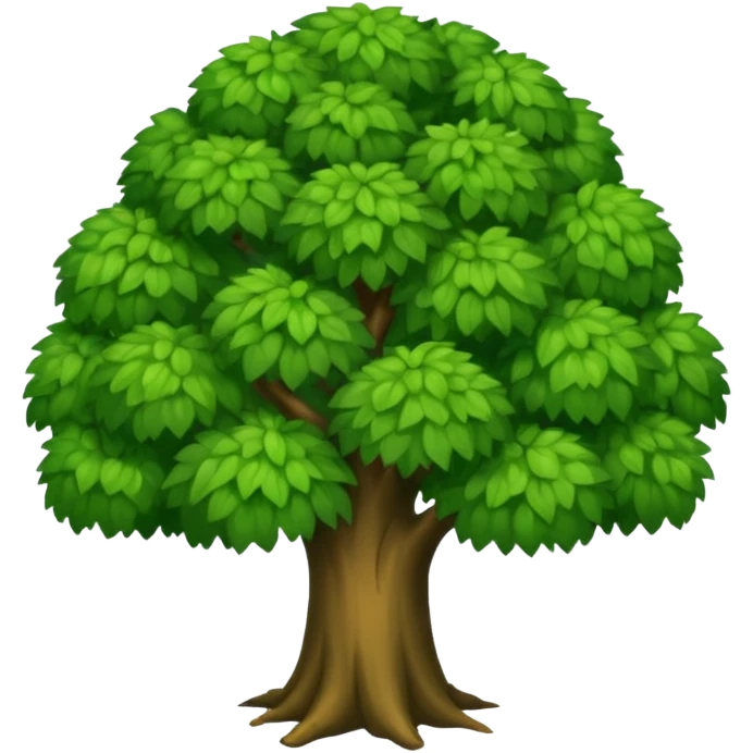 Árbol de chaguil platano verde emoji