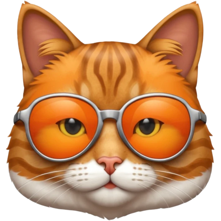 Cat wearing sunglasses emoji