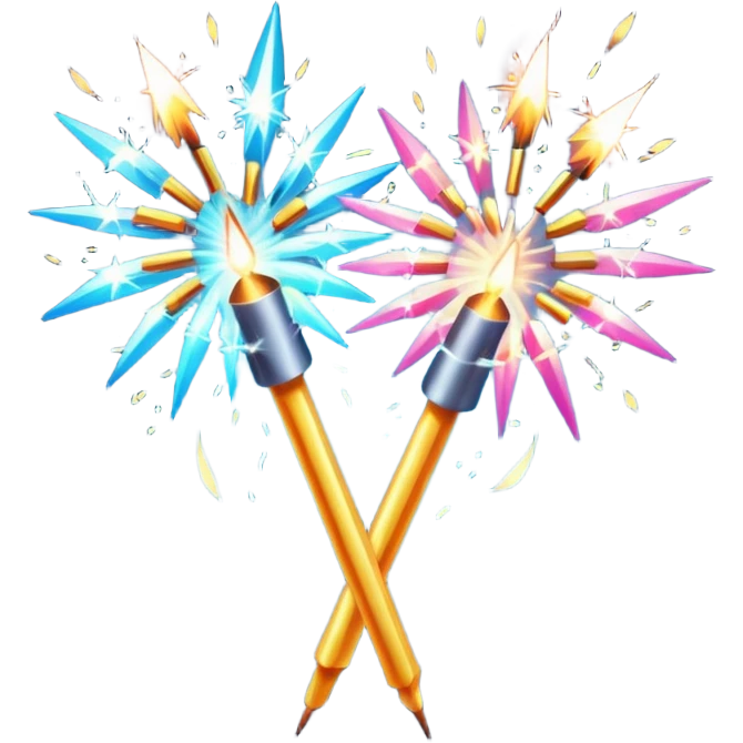 sparklers emoji