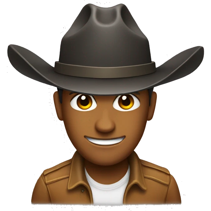 Front with cowboy hat emoji