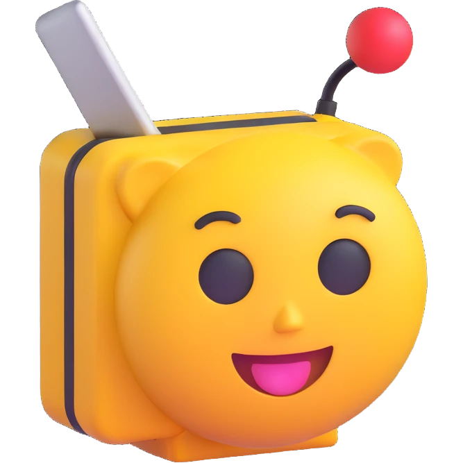 computer generator, 3D emoji style emoji