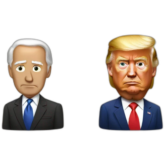 Biden vs Trump emoji