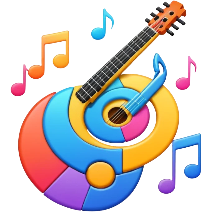 Music creation in AI emoji