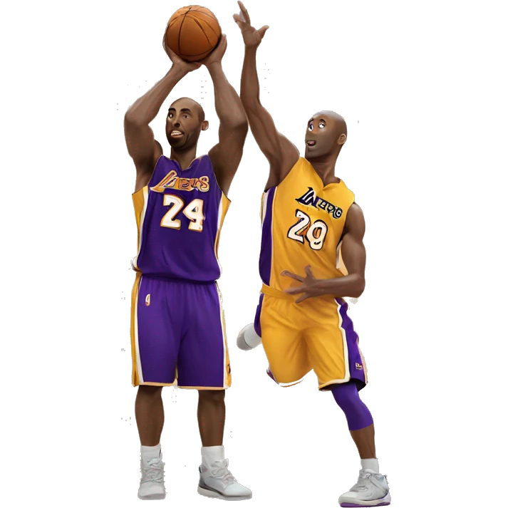 Kobe shooting three pointer  emoji