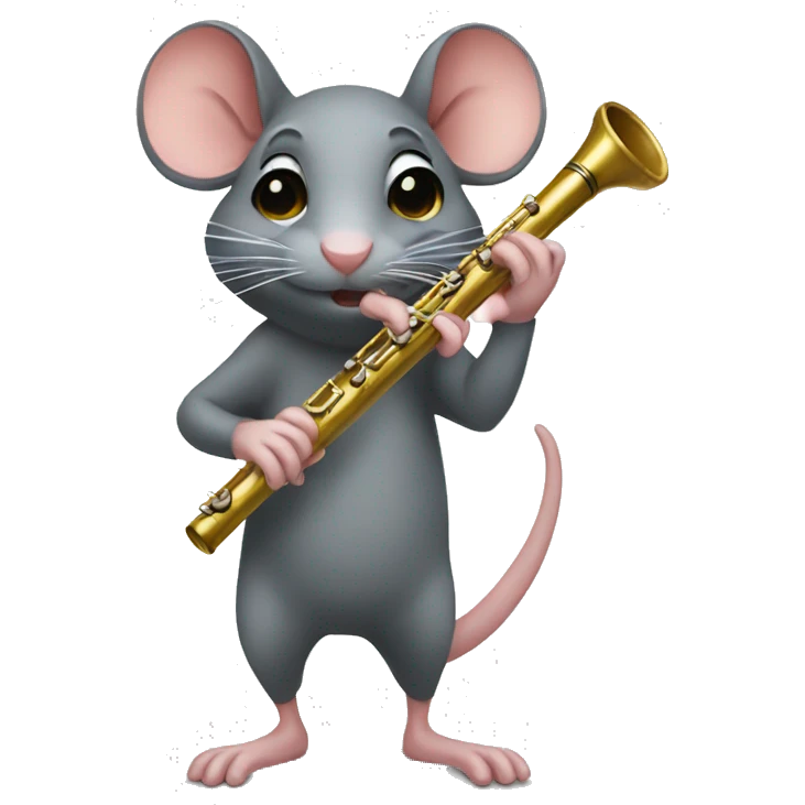 rat flute emoji