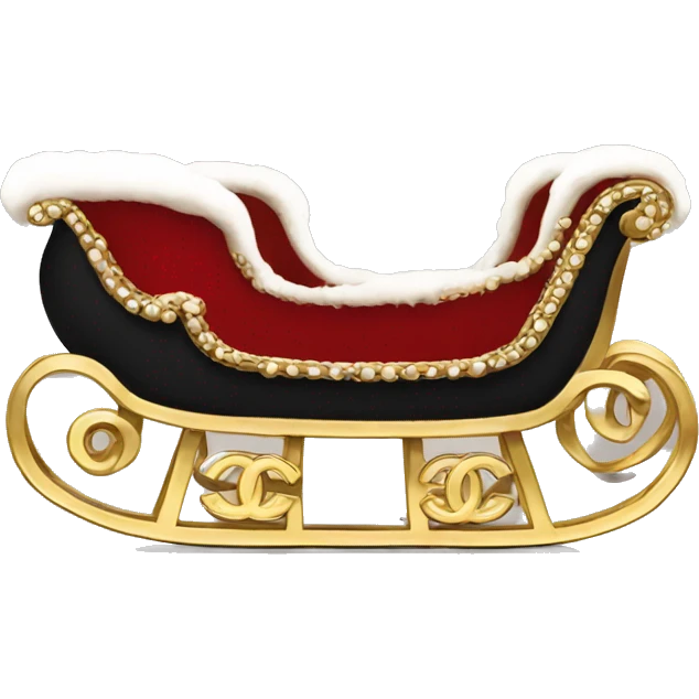Chanel logo Sleigh Chanel  emoji