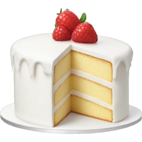 white cake emoji