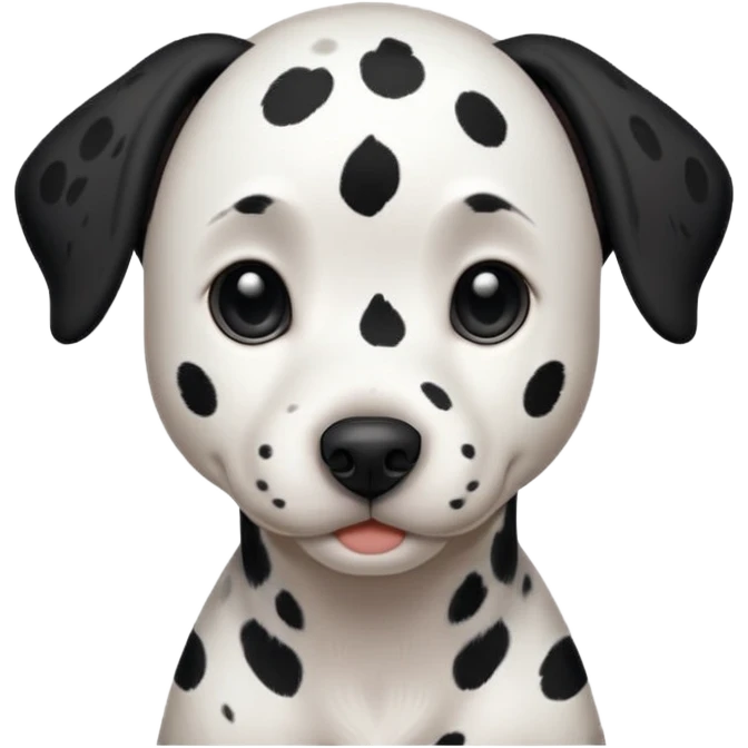 Dalmatian dog emoji