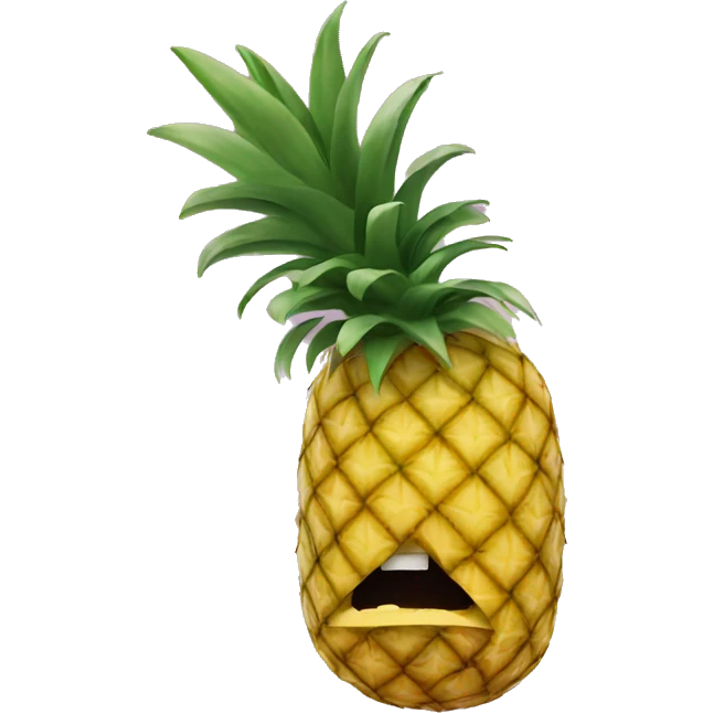 upside down  pineapple emoji